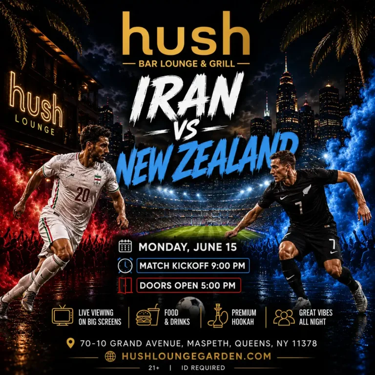 Iran vs New Zealand Watch Party NYC