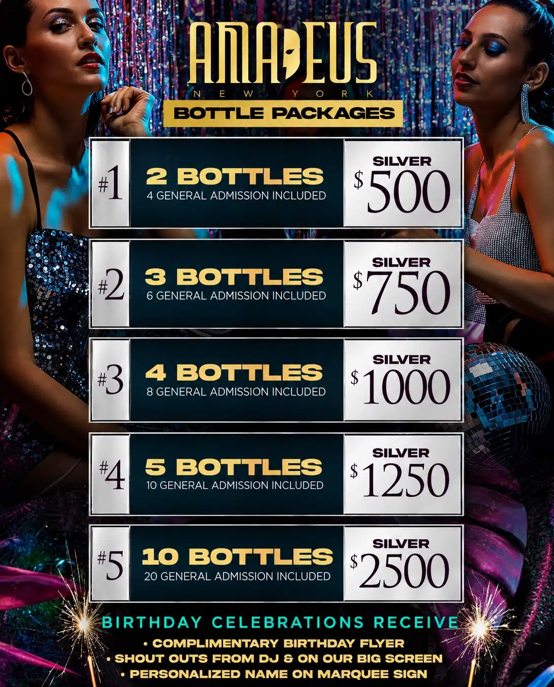 amadeus nightclub bottle packages